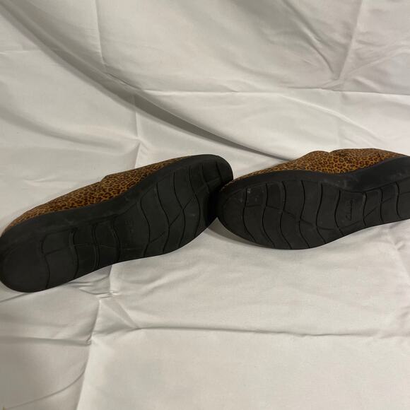 Clarks Kayleigh Step Loafer Womens 11 M Brown Black Cheetah Shoes Slip On - Picture 6 of 7